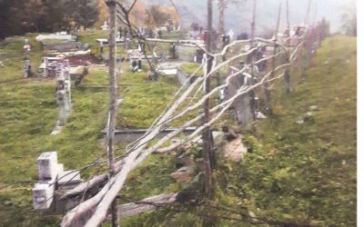 Popravljanje ograde groblja u MZ Cape-Ustikolina